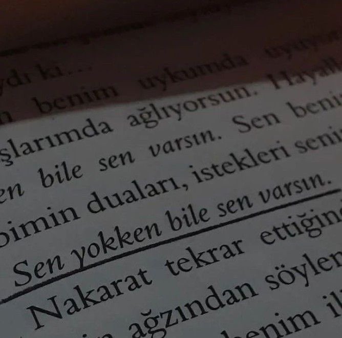 Sen yokken bile sen varsın