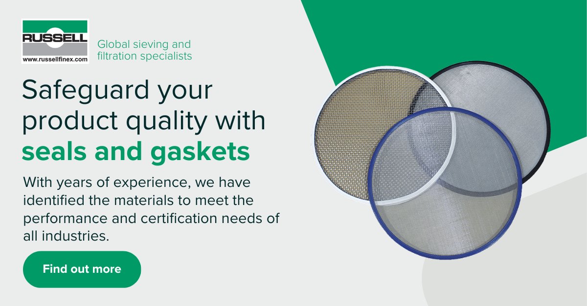 We offer a full range of high-quality seals and gaskets to protect your product quality. Discover what options we have available here: russellfinex.com/en/after-sales…