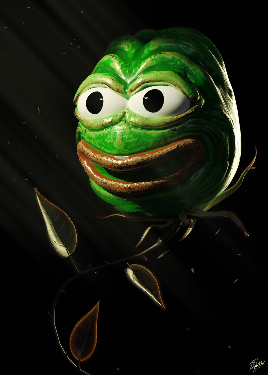 gmeme frens ~ PepeInBloom 🐸🌹 #b3d #blender