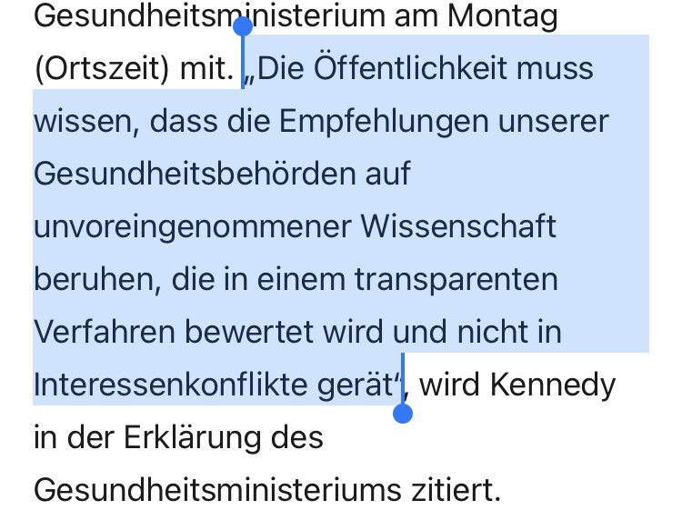 DdayohneZiffern's tweet image. Sehr geschickt formulierte Headline Kennedy zitieren es aber so aussehen lassen als wäre es eine Tragödie, was er macht. 

Die Tragödie ist unsere Berichterstattung, denn was Kennedy macht, sollte weltweit in jedem Staat selbstverständlich sein: