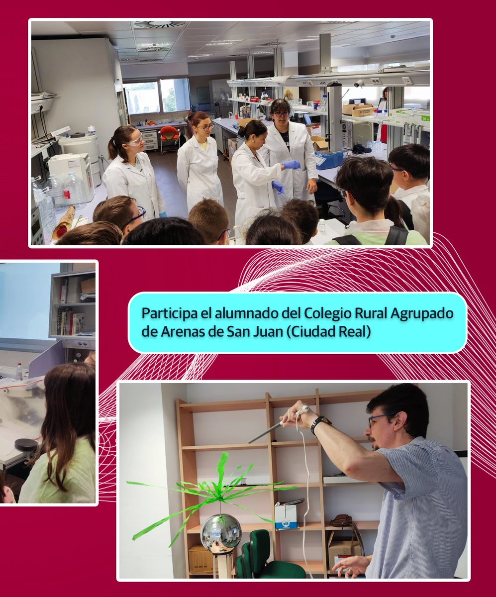 UCLMdivulga (@uclmdivulga) on Twitter photo 🔬¡Ciencia en acción!
Durante la #Greenweek de la #NocheDeLosInvestigadores, el CRA de Arenas de San Juan (Ciudad Real) visitó el <a href="/IRICA_uclm/">IRICAUCLM.bsky.social</a> de la <a href="/uclm_es/">Universidad de Castilla-La Mancha</a> para conocer de cerca los laboratorios y al personal investigador.
#NightSpain
#Science4all
#EuropeanResearchersNight 🔬¡Ciencia en acción!
Durante la #Greenweek de la #NocheDeLosInvestigadores, el CRA de Arenas de San Juan (Ciudad Real) visitó el <a href="/IRICA_uclm/">IRICAUCLM.bsky.social</a> de la <a href="/uclm_es/">Universidad de Castilla-La Mancha</a> para conocer de cerca los laboratorios y al personal investigador.
#NightSpain
#Science4all
#EuropeanResearchersNight
