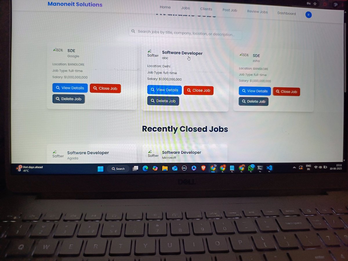 Ritick15081's tweet photo. Tired of expensive recruiting subscriptions? I built a platform to fix it! Recruiters post jobs, candidates apply direct, and companies approve confidentially. Save money ๐ธ, get pre-vetted candidates ๐ฏ, and streamline hiring. #RecruitmentTech #HRTech #FullStackD #HiringSolution https://t.co/Jy99wnBZyA