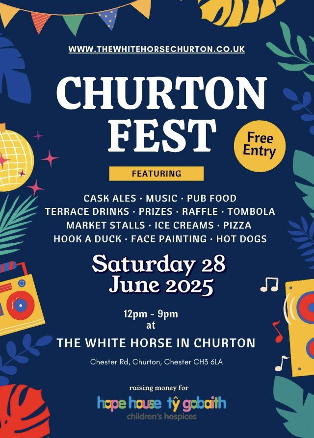 The White Horse Pub (@thewhitehorsepu) on Twitter photo Just a couple of weeks to go! We’ve got pizza 🍕 music 🎵 kids activities, stalls, tombola , raffle, ice cream, cakes from <a href="/ushersbakehouse/">Ushers Bakehouse</a>, coffee, beer, spritz’s! hotdogs, face painting, so much more! And an ice cream van! Who’s coming all in aid of <a href="/HHTGhospices/">Hope House & Tŷ Gobaith Children's Hospices</a> the fun starts Just a couple of weeks to go! We’ve got pizza 🍕 music 🎵 kids activities, stalls, tombola , raffle, ice cream, cakes from <a href="/ushersbakehouse/">Ushers Bakehouse</a>, coffee, beer, spritz’s! hotdogs, face painting, so much more! And an ice cream van! Who’s coming all in aid of <a href="/HHTGhospices/">Hope House & Tŷ Gobaith Children's Hospices</a> the fun starts
