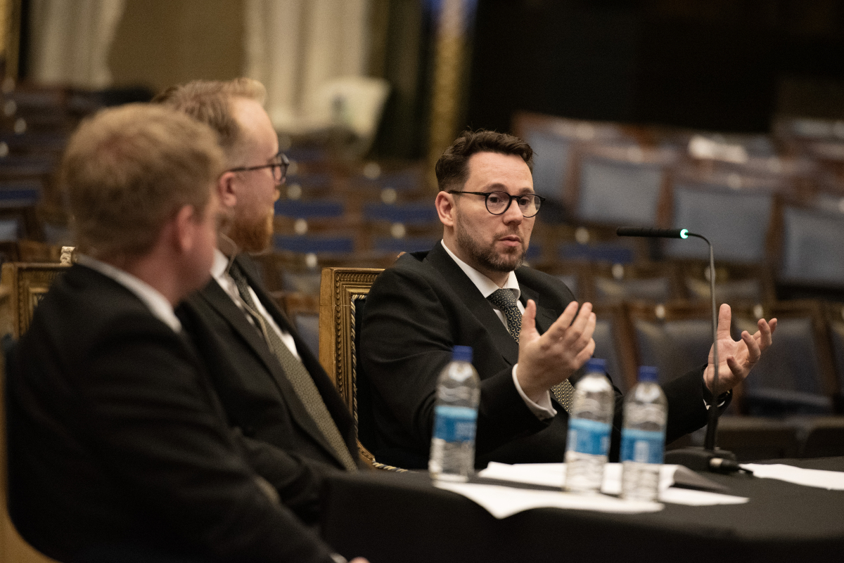 Craftcast fans, today's the day! 👍

The premiere of our first-ever episode recorded in front of a packed audience at Freemasons' Hall 🗣️🎙️

Following the triumphant Light Blues Communication, our hosts and guests discuss the future of Freemasonry, new and innovative approaches