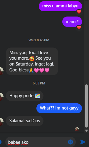 lordements's tweet photo. convo namin ng mama ko hahaha https://t.co/WOivHzriO5