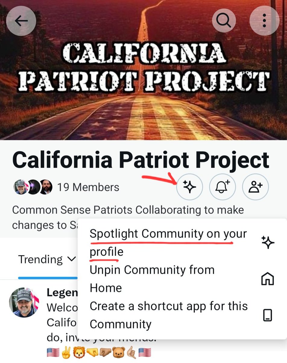Legend AKA Union Patriot (@unionpatriot369) on Twitter photo Let's spread this Faster than Democrats can Spread corruption! Throw the 🚨COMMUNITY SPOTLIGHT On Your Profile🚨Coming In The Door This Time! Welcome Back California X Patriot! Let's Build This AND BE HEARD!🐻📣 If You're not from our recent move from Make Cali Great Again X, Let's spread this Faster than Democrats can Spread corruption! Throw the 🚨COMMUNITY SPOTLIGHT On Your Profile🚨Coming In The Door This Time! Welcome Back California X Patriot! Let's Build This AND BE HEARD!🐻📣 If You're not from our recent move from Make Cali Great Again X,