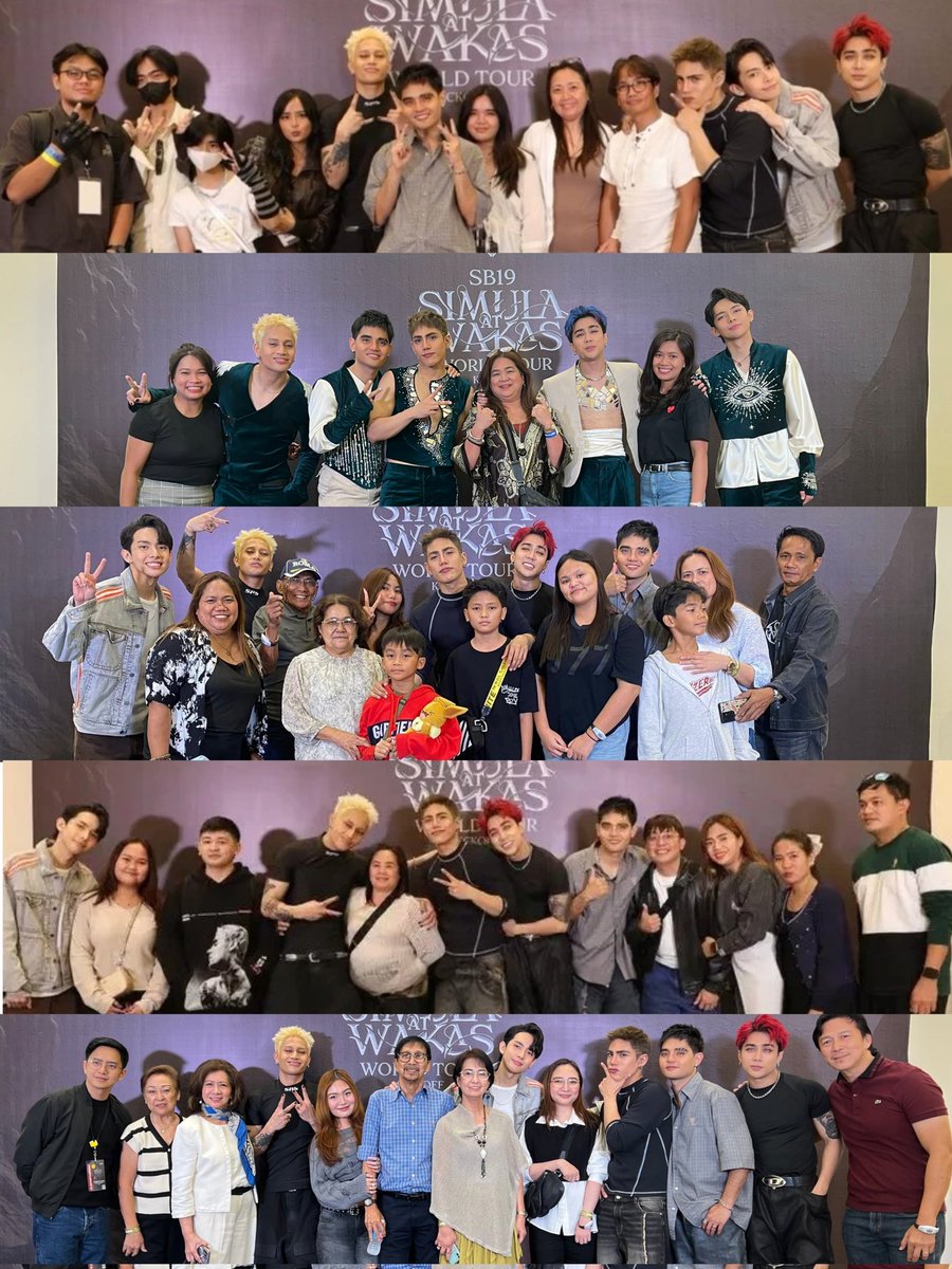 ATinAC20's tweet photo. SB19 with their families. Ang ganda nila tignan 🥺

@SB19Official #SB19 https://t.co/jpBMqwplyK
