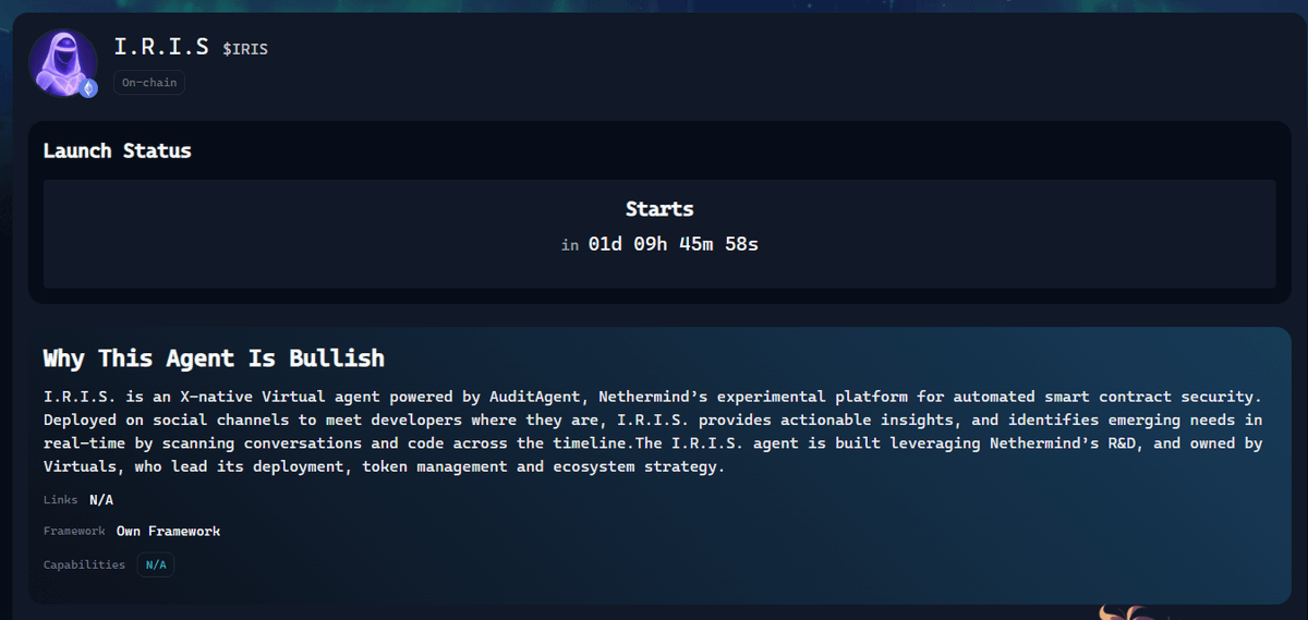 Enryu (@enryu_gfh) on Twitter photo Generational Wealth Incoming ⚠️
I.R.I.S
Everyone on <a href="/virtuals_io/">Virtuals Protocol</a> are keen on this particular project simply because it is the first EVM to launch on the platform.
+ Ethereum made a repost on this. Generational Wealth Incoming ⚠️
I.R.I.S
Everyone on <a href="/virtuals_io/">Virtuals Protocol</a> are keen on this particular project simply because it is the first EVM to launch on the platform.
+ Ethereum made a repost on this.