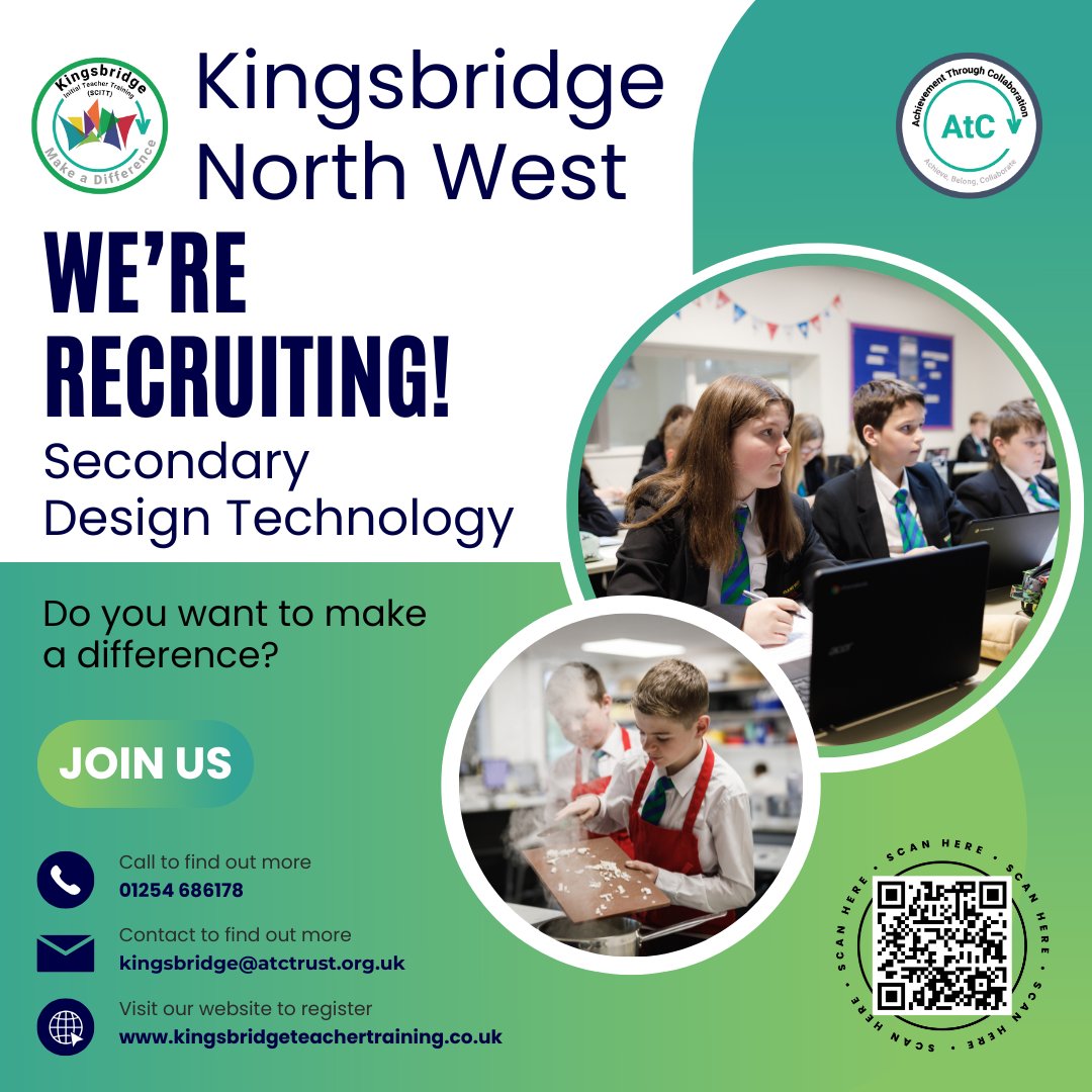📣 Are you looking for a #salaried route into teacher training?
✨ Secondary Apprenticeship Teacher
🏢 Thornleigh Salesian College
🔗 …acher-training-courses.service.gov.uk/course/1S2/c033