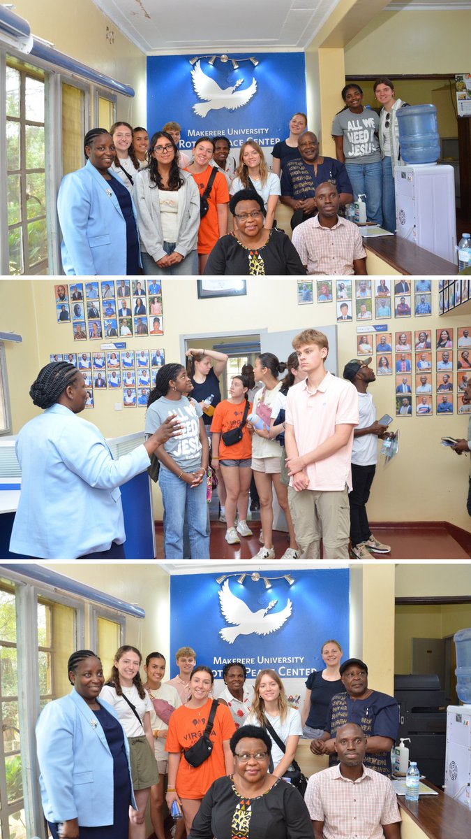 Makerere University Rotary Peace Center (@makerererotary) on Twitter photo This morning, the center hosted students from University of Notre Dame in collaboration with <a href="/InstituteLand/">Bethany Land Institute</a> studying religion, peace and development in Africa. Their team was lead by Dr. Nicholas Mugabi from CHUSS and Rev. Prof. Emmanuel Katongole from University of Notre Dame. This morning, the center hosted students from University of Notre Dame in collaboration with <a href="/InstituteLand/">Bethany Land Institute</a> studying religion, peace and development in Africa. Their team was lead by Dr. Nicholas Mugabi from CHUSS and Rev. Prof. Emmanuel Katongole from University of Notre Dame.