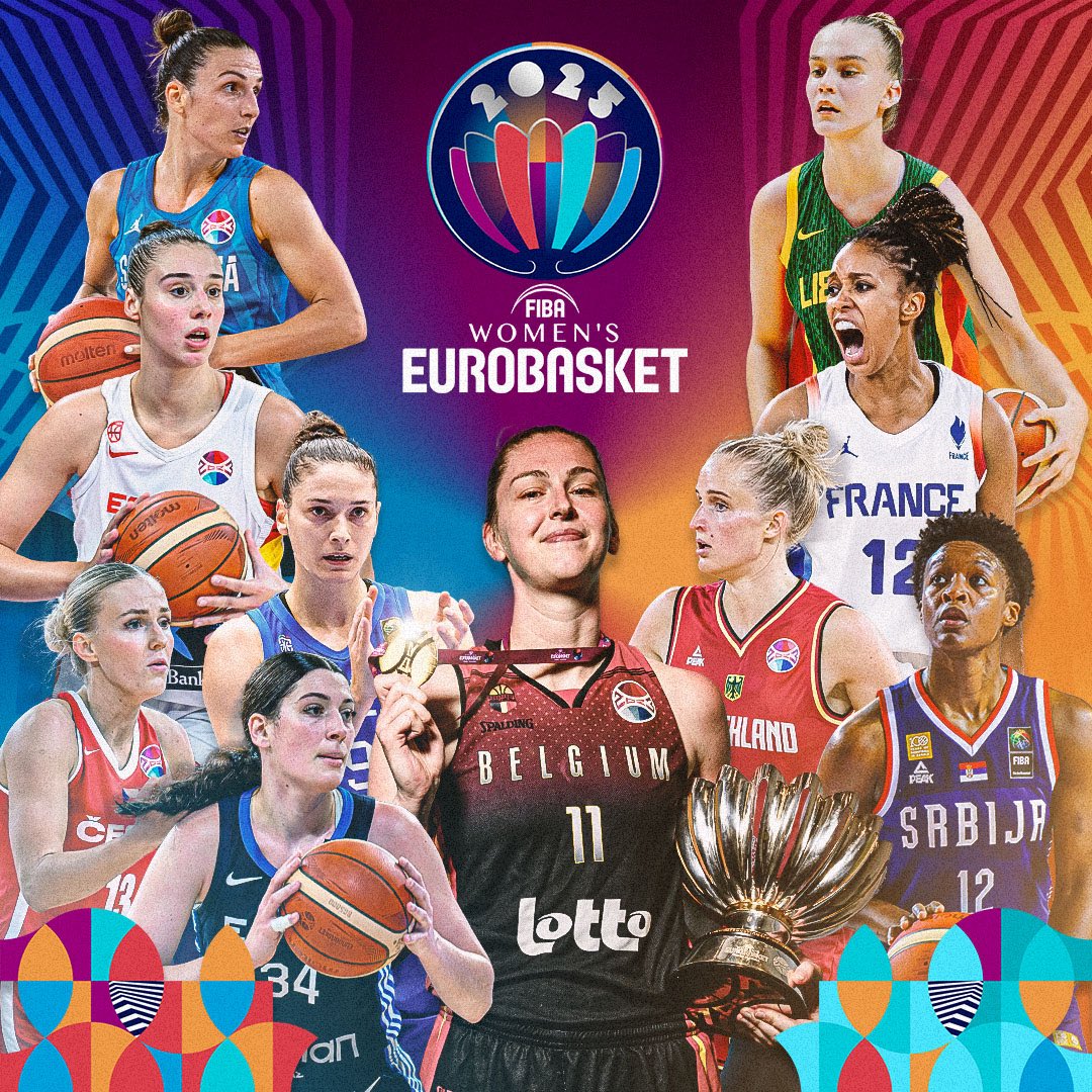 Who will make #EuroBasketWomen history? 🏆

It’s time to #DareToDream again 💫

🗓️ 18-29 June, 2025