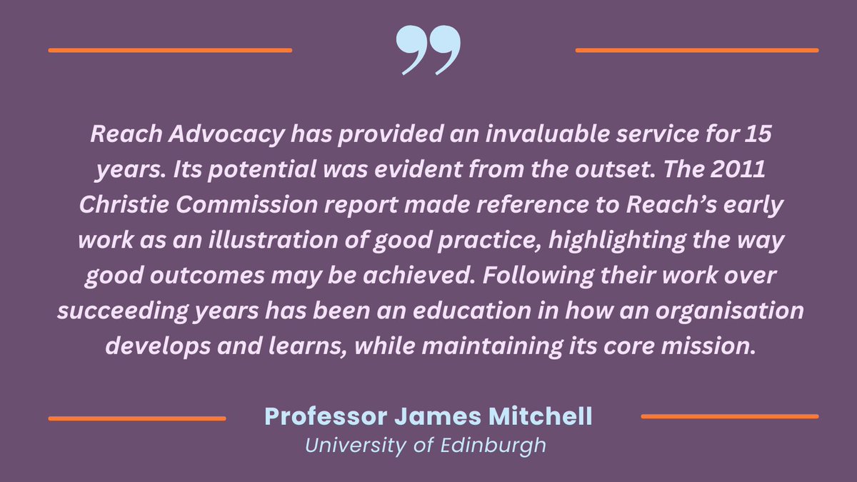 ReachAdvocacy's tweet photo. On the upcoming anniversary of the Christie Commission, and in the run-up to our parliamentary visit, we are delighted to revisit our history by sharing this testimonial from Professor James Mitchell, Professor of Public Policy @ProfJMitchell https://t.co/zucDpYBrGT