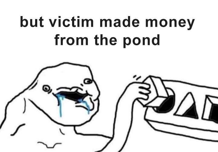 - ETH Dex rewards weren’t distributed
- Mining claims weren’t given
- $PNDC &amp; $PORK are dead
- Released rug pull tokens multiple times

The argument of a few low IQ people who don’t think all of this is a scam: