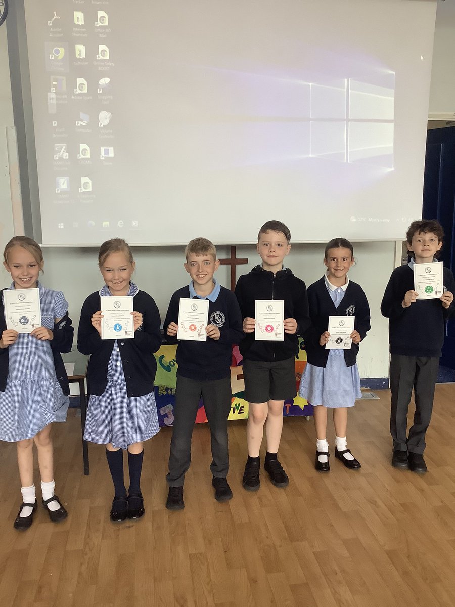Well done to our Y3 'Overarm Throw Challenge’ intra award winners! #Determination #Honesty #Passion #Respect #SelfBelief #Teamwork
