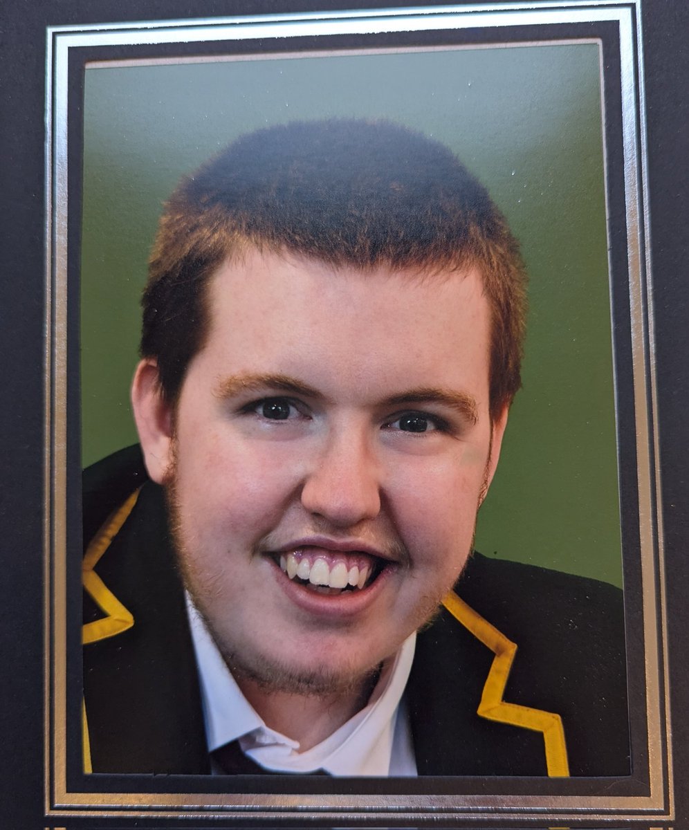 Lady Bedlamb (@flumpsf) on Twitter photo And just like that our <a href="/weebarra10/">@Bigweebarra</a> Ronan is done with school.
West Mains School
St Ninian's Primary
St John Ogilvie High School
It's been a rollercoaster and I cant wait to see what the next loop is like.
So proud of everything he has achieved so far.
His official S6 pic 💚💚 And just like that our <a href="/weebarra10/">@Bigweebarra</a> Ronan is done with school.
West Mains School
St Ninian's Primary
St John Ogilvie High School
It's been a rollercoaster and I cant wait to see what the next loop is like.
So proud of everything he has achieved so far.
His official S6 pic 💚💚