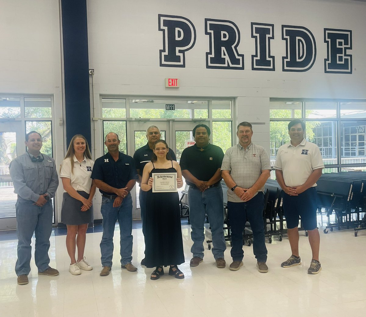 hondoisd1's tweet image. We want to give a shoutout to Gabby Federico for doing an amazing job at the State Solo and Ensemble Contest. She performed a Division 1 solo and earned a Silver Medal — a huge accomplishment!
#getawin
#fighton