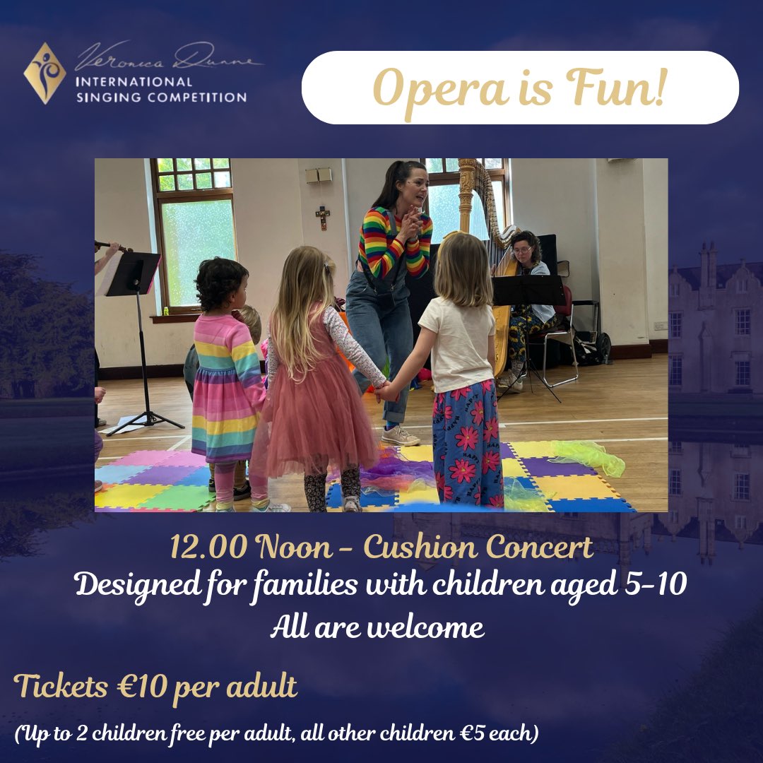 Morning Cushion Concert ✨

Join us for a cozy, interactive performance designed especially for young audiences. 🙂

This cushion concert is a gentle, joyful way to start your day🎵

The cushion concert is aimed at ages 5-10 but younger siblings will love it too 🤗