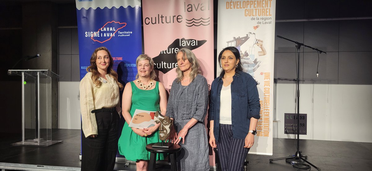 VSchmaltzCAQ's tweet image. Prix d’excellence Culture Laval ! Mon équipe a pris part à cette soirée pour célébrer notre culture locale organisée par Culture Laval. Félicitations aux récipiendaires des prix Relève, Organisation et Hommage, ainsi qu’à la lauréate du prix du CALQ – Artiste de l’année 2025