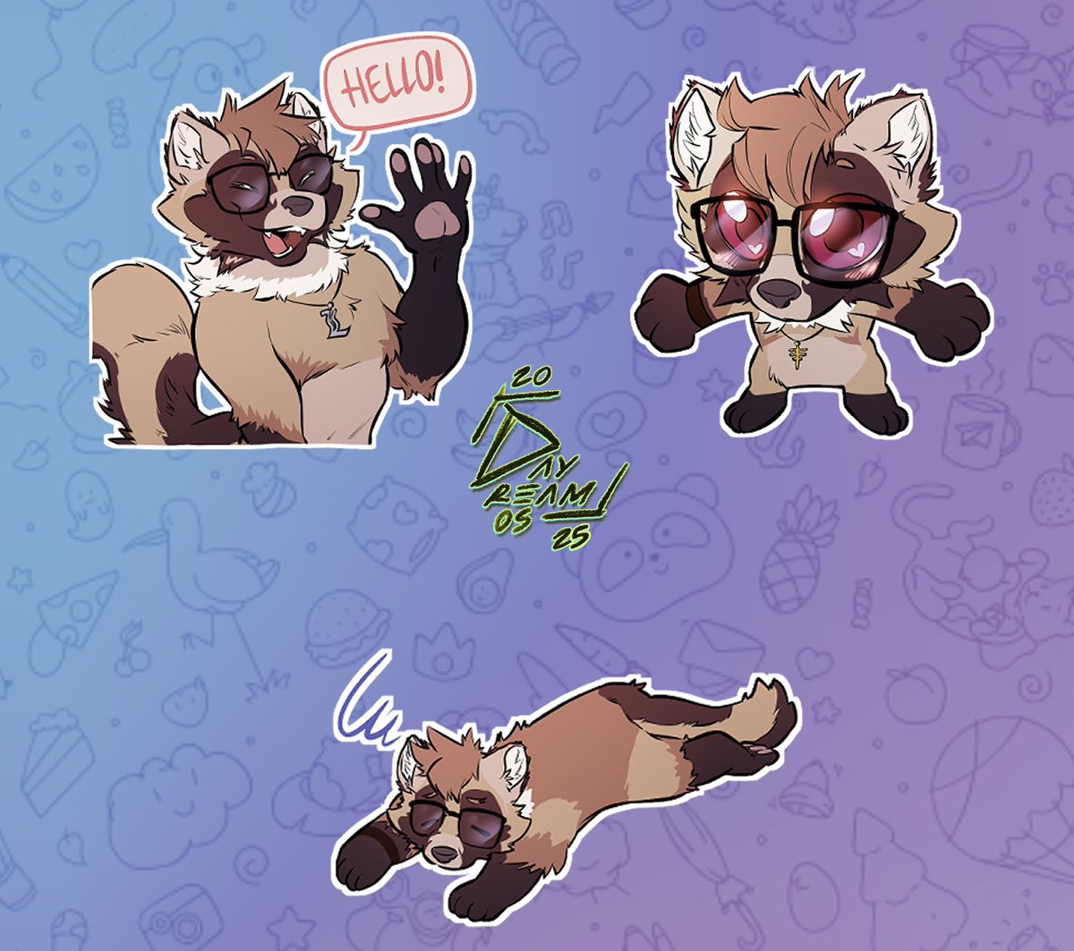 Some cutie stickers for a user on Telegram :3 

#stickers #Commission