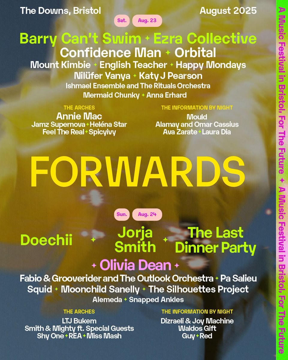 Forwards Festival 2025 - Full Lineup Released

365bristol.com/story/2025/06/…