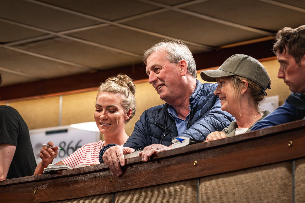 Goffs (@goffs1866) on Twitter photo Lot 133 becomes the current sale topper when knocked down to Coolmeen Farms (<a href="/EllmarieHolden/">Ellmarie Holden</a>) for €190,000.
The son of No Risk At All was consigned by Sluggara Farm, who sold Gr 1 winner Caldwell Potter here in 2021 🌟
#GoffsArkle Lot 133 becomes the current sale topper when knocked down to Coolmeen Farms (<a href="/EllmarieHolden/">Ellmarie Holden</a>) for €190,000.
The son of No Risk At All was consigned by Sluggara Farm, who sold Gr 1 winner Caldwell Potter here in 2021 🌟
#GoffsArkle