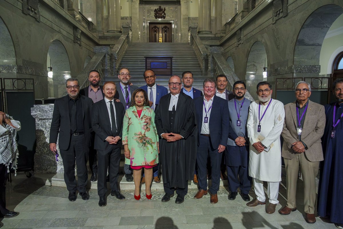 The Hon. Salma Lakhani (@ltgovab) on Twitter photo Thank you to the Speaker <a href="/LegAssemblyofAB/">Legislative Assembly of Alberta</a> the Hon. Ric Iver for hosting the Eid al-Adha celebration in the rotunda of the Legislature yesterday afternoon. A wonderful opportunity to recognize the longstanding contributions of the Muslim community to our province and country. Thank you to the Speaker <a href="/LegAssemblyofAB/">Legislative Assembly of Alberta</a> the Hon. Ric Iver for hosting the Eid al-Adha celebration in the rotunda of the Legislature yesterday afternoon. A wonderful opportunity to recognize the longstanding contributions of the Muslim community to our province and country.