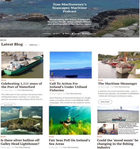 My Seascapes Blog. Wide maritime coverage. tommacsweeneymaritimepodcast.ie