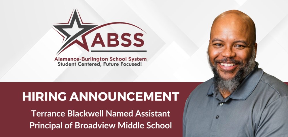 Terrance Blackwell Named Assistant Principal of Broadview Middle School abss.k12.nc.us/o/bms/article/…