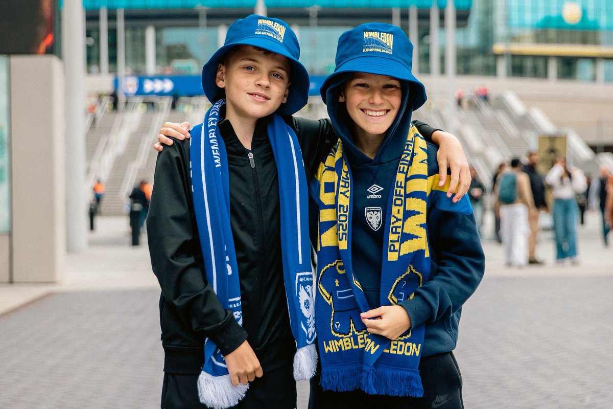 AFC Wimbledon (@afcwimbledon) on Twitter photo Two weeks on from Wembley. What a season 2024/25 was! π 
Comment your favourites below:
β½οΈ Goal
π€ Player
βοΈ Moment
ποΈ Match
π Shirt
#AFCW π‘π΅ Two weeks on from Wembley. What a season 2024/25 was! π 
Comment your favourites below:
β½οΈ Goal
π€ Player
βοΈ Moment
ποΈ Match
π Shirt
#AFCW π‘π΅