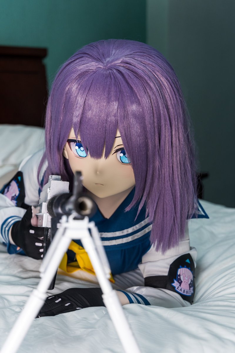 援護射撃、開始。
📷<a href="/TaChengHeiMao/">TaChengHeiMao</a> 
#ブルアカ #BlueArchive #空井サキ #kigurumi #着ぐるみ