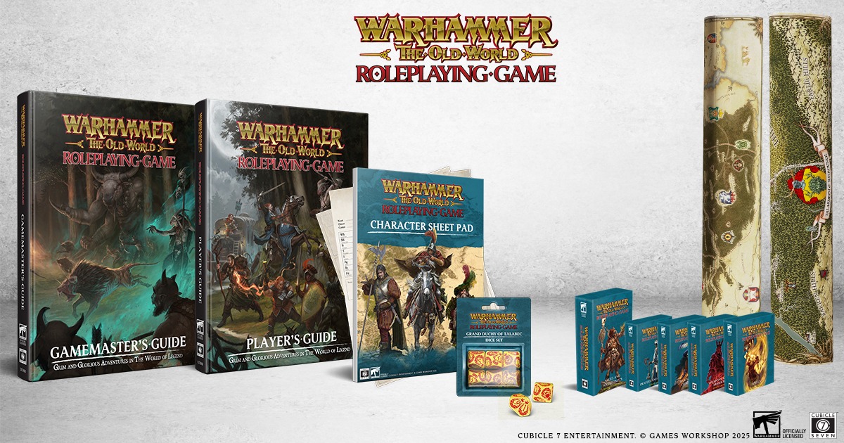 The Warhammer: The Old World Roleplaying Game resource page is live!

Available here:
bit.ly/43RoukR

Dive into everything you need to know about the Old World in your one-stop hub for all things Old World.

Preorders coming soon! 

#warhammerfantasy #ttrpgs