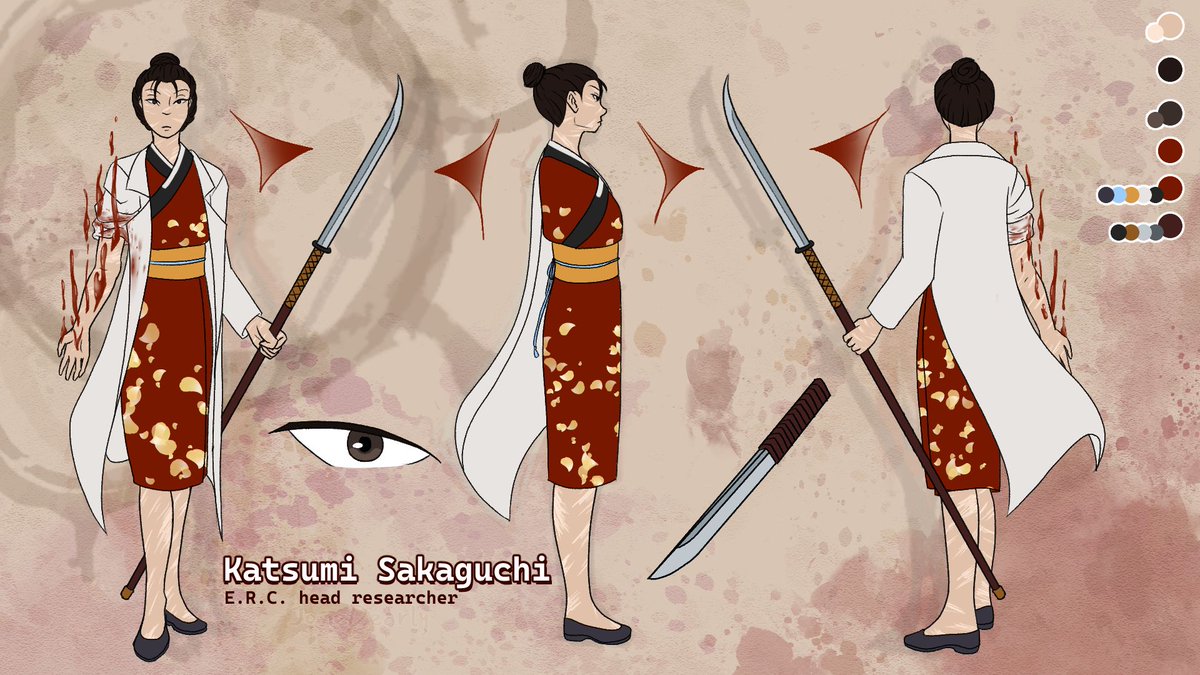 josiedearly's tweet photo. Next ref sheet: Katsumi! She's a head researcher at the Emergence Research Commission, a major organization currently studying the phenomenon. (Minor Blood on second image)
#art #digitalart #josiesdearlydrawn #oc #originalcharacter #characterrefsheet #characterreferencesheet https://t.co/7fdjQNtmB4