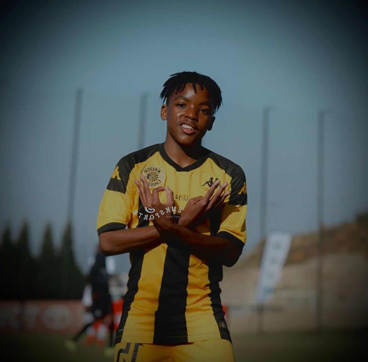 His name is Lesedi Hlalele 

The future of this boy looks bright at Naturena! 

Remember the name!!