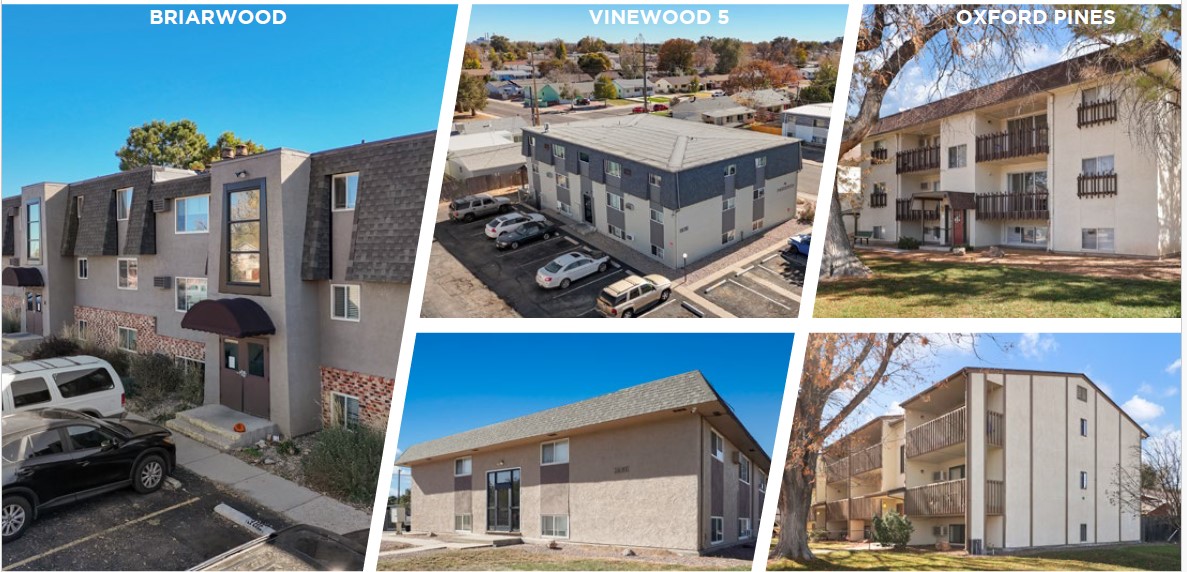 PinnacleREA's tweet photo. Pinnacle Real Estate Advisors is pleased to announce the sale of Vinewood 5 Apartments located at 1936 &amp; 2018 Vinewood Lane, and 1691 Moore Avenue in Pueblo, CO. 

Read more about this sale: https://t.co/S4yZY8xf8K https://t.co/iHFSLJzrwu
