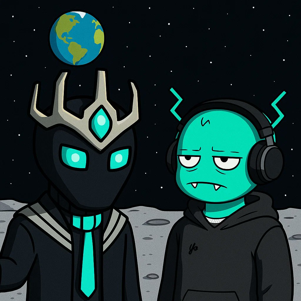 ApolloElites's tweet photo. Intern Reporting: Apollo Elites &amp; Gloos are having a meeting on Moon 🫂 

   C o l l a b  A n n o n c e m e n t  🤝  
                Apollo x @GloHL_ 

Free Mint Giveaway is LIVE in our Discord: https://t.co/PEn7fsPmFf https://t.co/66DvaIitRU