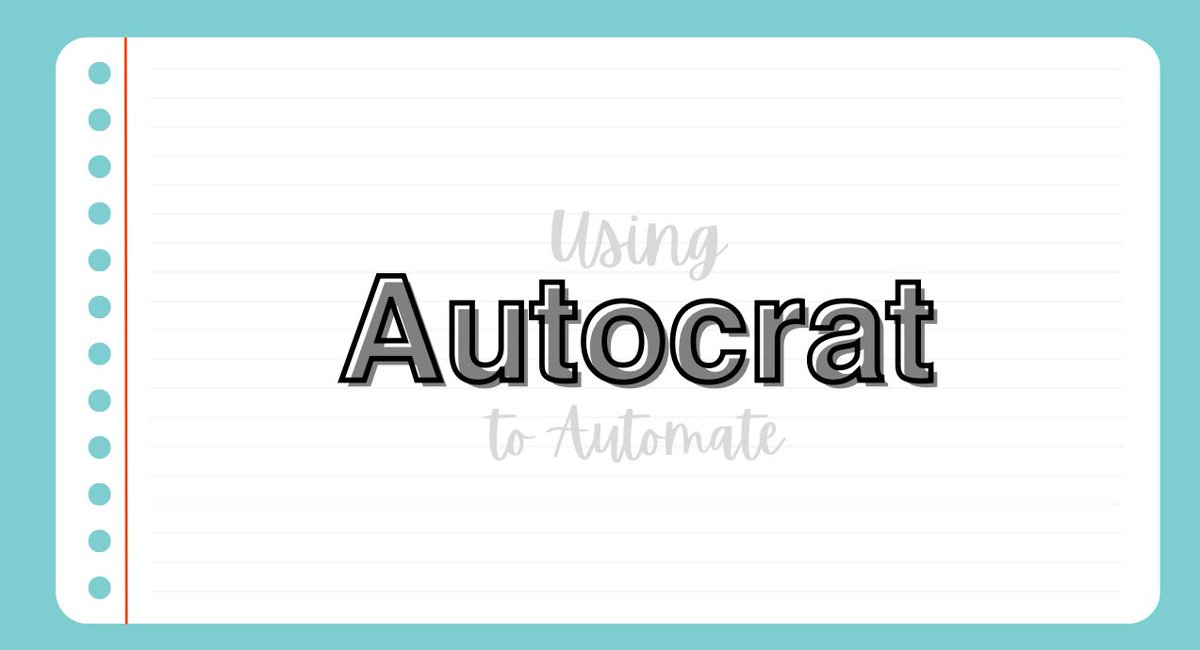 Brand new to Autocrat but definitely will come in handy making certificates and keeping parents informed! Love a time saver! <a href="/KEDCGrants/">KEDC Grants</a> <a href="/kedc_epic/">EPIC</a> #KEDCgrants <a href="/EdTechKelly/">Kelly Fischer</a>