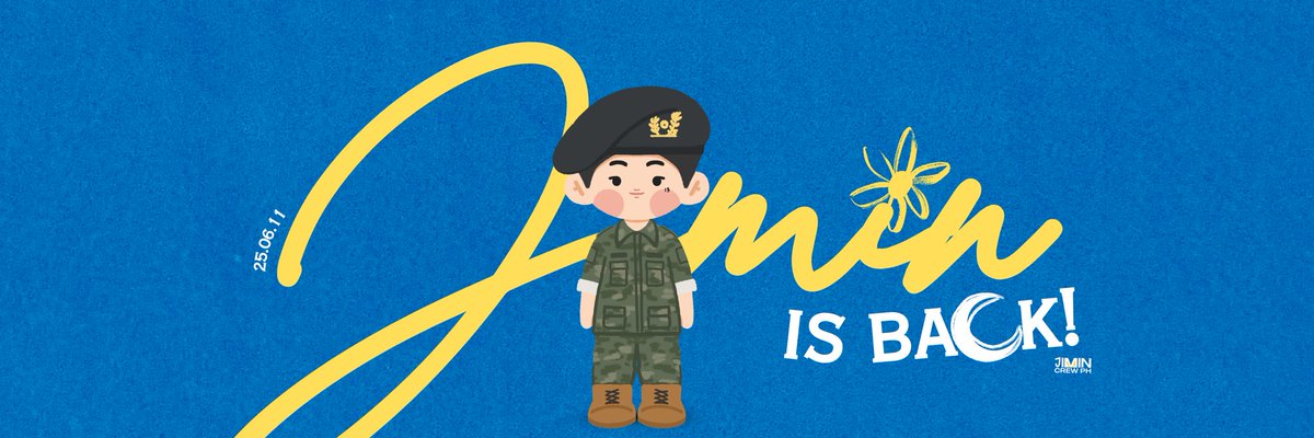 jimincrewph's tweet photo. We know #WonderWanderWithJimin vibe, ryt?! 💛💙 Feel free to use our ‘JIMIN IS BACK’ headers !! ☺

➖
JIMIN RETURNS TODAY
#드디어_오늘_지민이가_잡으러옴
#지민이_만나는데_잠이오니 https://t.co/ZLk2KqBXlV
