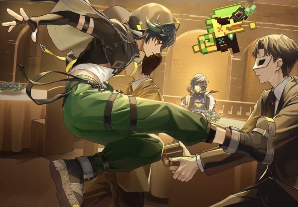 why was kinich kicking too? useless. ajaw’s literally got him look at that pixel paw kick