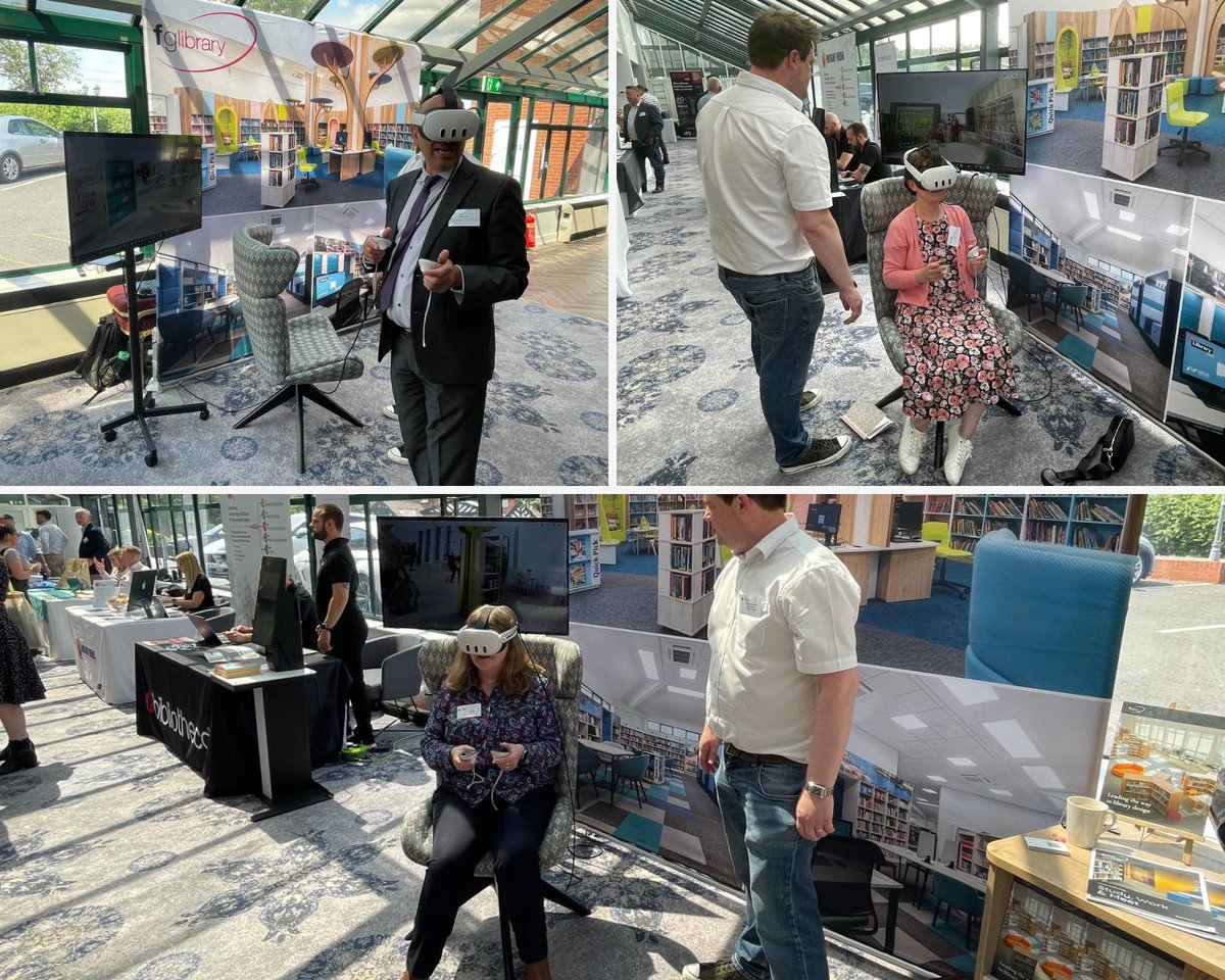 FG Library & Learning (@fg_library) on Twitter photo Great to see so many amazing people diving into our immersive VR library design experience 👓
There’s no better way to envision your next library refit than through immersive exploration 📚
<a href="/libsconnected/">Libraries Connected</a> <a href="/librarydesign/">Designing Libraries</a> <a href="/ayubkhan786/">Ayub Khan MBE</a> #librarydesign Great to see so many amazing people diving into our immersive VR library design experience 👓
There’s no better way to envision your next library refit than through immersive exploration 📚
<a href="/libsconnected/">Libraries Connected</a> <a href="/librarydesign/">Designing Libraries</a> <a href="/ayubkhan786/">Ayub Khan MBE</a> #librarydesign