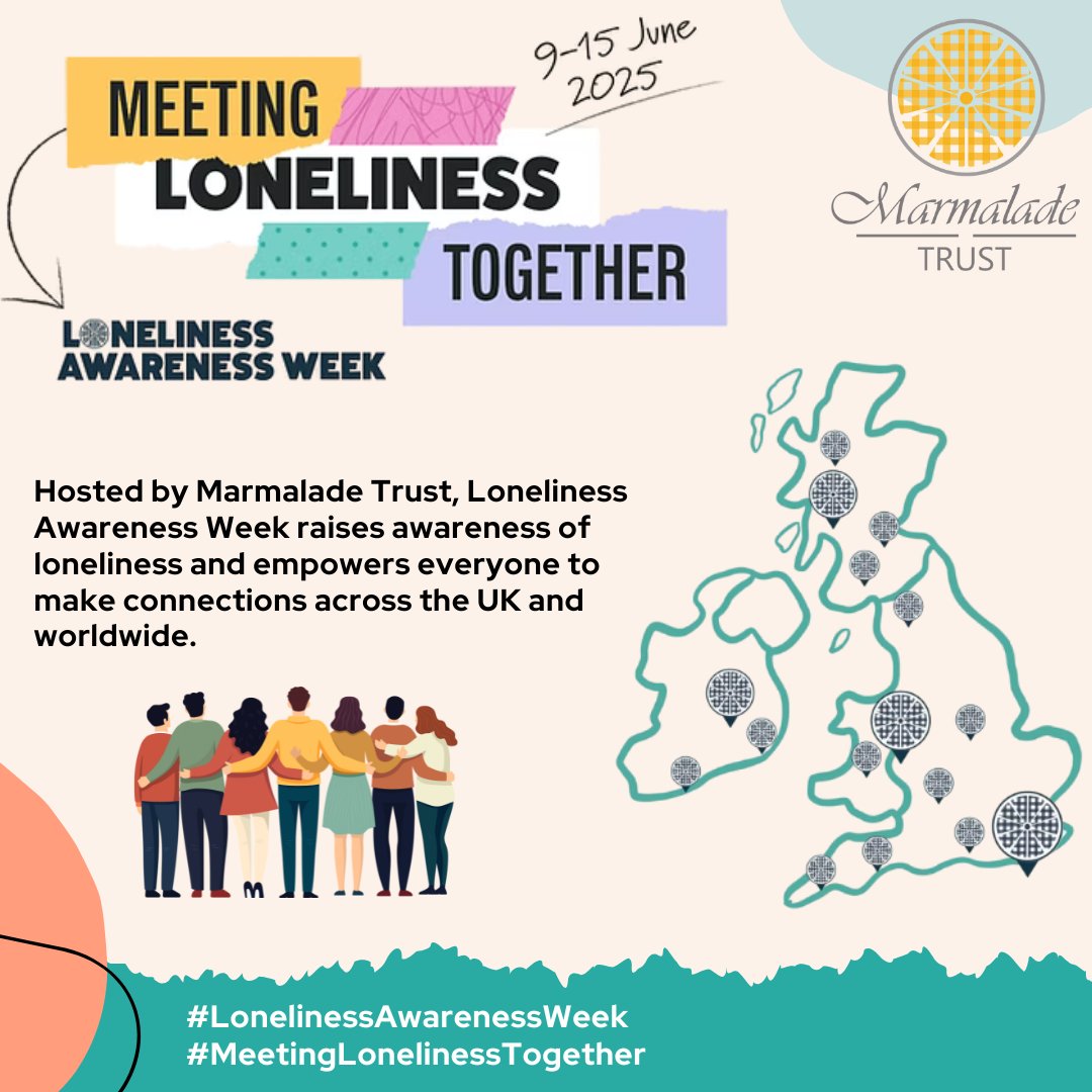 Loneliness Awareness Week is a dedicated time to shine a light on the issue of loneliness and foster supportive communities through open conversations. This impactful campaign is led by Marmalade Trust, a leading charity committed to raising awareness and empowering people to