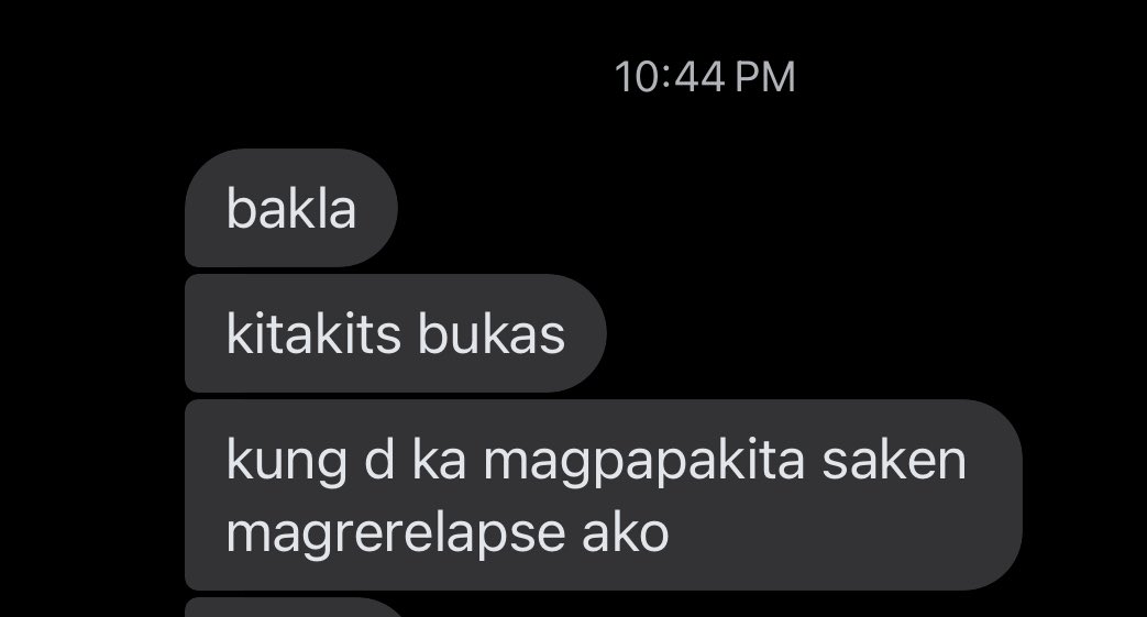 no one:
absolutely no one at all:
yung friend mong cancer: