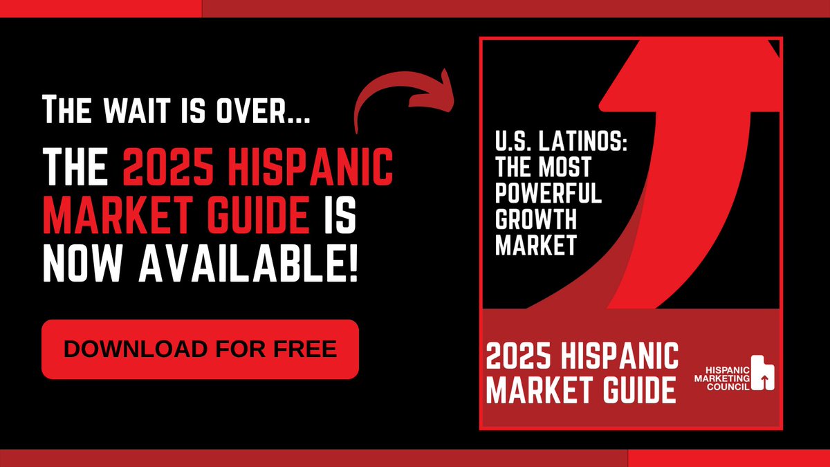 The wait is over... the 2025 Hispanic Market Guide is now available! Learn how to tap into your brand's most powerful growth market, U.S. Latinos, with our collection of insights and a directory of trusted partners with proven cultural fluency. hispanicmarketingcouncil.org/hispanic-marke…