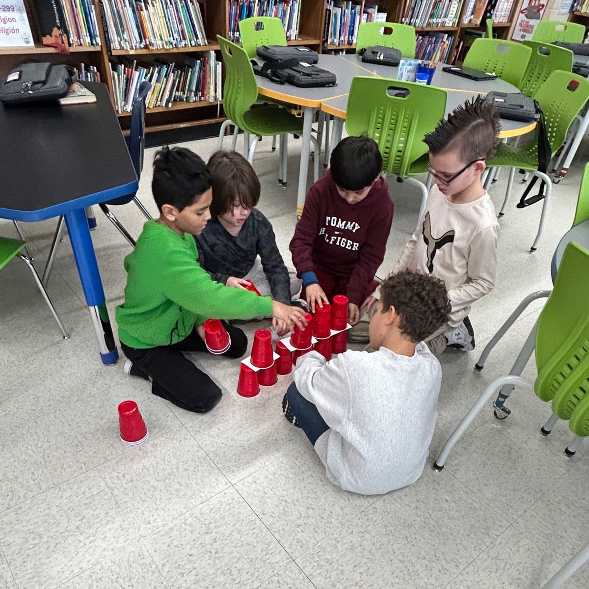 LUFSD_Libraries's tweet image. Albany students are teaming up and using the engineering design process to build the tallest cup tower challenge! #LUFSD #LindyPride @LindenhurstUFSD