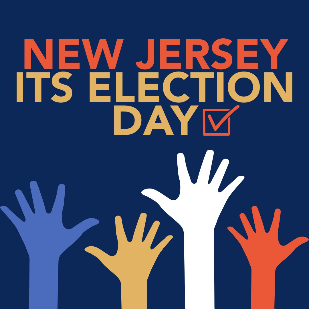 AAIUSA's tweet image. Happy Election Day, New Jersey! Be sure to go out and #YallaVote!
Polls are open from 6am to 8pm.
Primary elections are being held statewide for many important offices including Governor.
To find your polling place, go to voter.svrs.nj.gov/polling-place-…