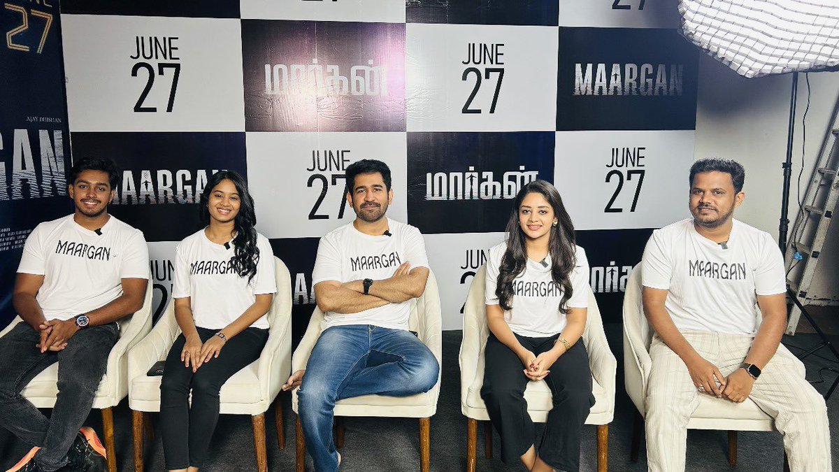deepshikha28 (@deepshikhaoffi) on Twitter photo Twitter
The conversation starts now 🔥
#Maargan promotions on a roll... 🐢
#VAFC12 #MaarganFromJune27
<a href="/vijayantony/">vijayantony</a> <a href="/AJDhishan990/">Ajay Dhishan</a> <a href="/vijayantonyfilm/">VijayAntonyFilmCorporation</a> <a href="/leojohnpaultw/">leo john paul</a> <a href="/DopYuva/">DOP yuva</a> <a href="/mrsvijayantony/">Fatima vijay Antony</a> <a href="/Brigidasagaoffl/">Brigida saga</a> <a href="/thondankani/">P.samuthirakani</a> #Seshvitha #KPYArchana <a href="/VinodSa49941368/">Vinod Sagar</a> <a href="/Vinciraj_NC/">Vinci Raj</a> Twitter
The conversation starts now 🔥
#Maargan promotions on a roll... 🐢
#VAFC12 #MaarganFromJune27
<a href="/vijayantony/">vijayantony</a> <a href="/AJDhishan990/">Ajay Dhishan</a> <a href="/vijayantonyfilm/">VijayAntonyFilmCorporation</a> <a href="/leojohnpaultw/">leo john paul</a> <a href="/DopYuva/">DOP yuva</a> <a href="/mrsvijayantony/">Fatima vijay Antony</a> <a href="/Brigidasagaoffl/">Brigida saga</a> <a href="/thondankani/">P.samuthirakani</a> #Seshvitha #KPYArchana <a href="/VinodSa49941368/">Vinod Sagar</a> <a href="/Vinciraj_NC/">Vinci Raj</a>