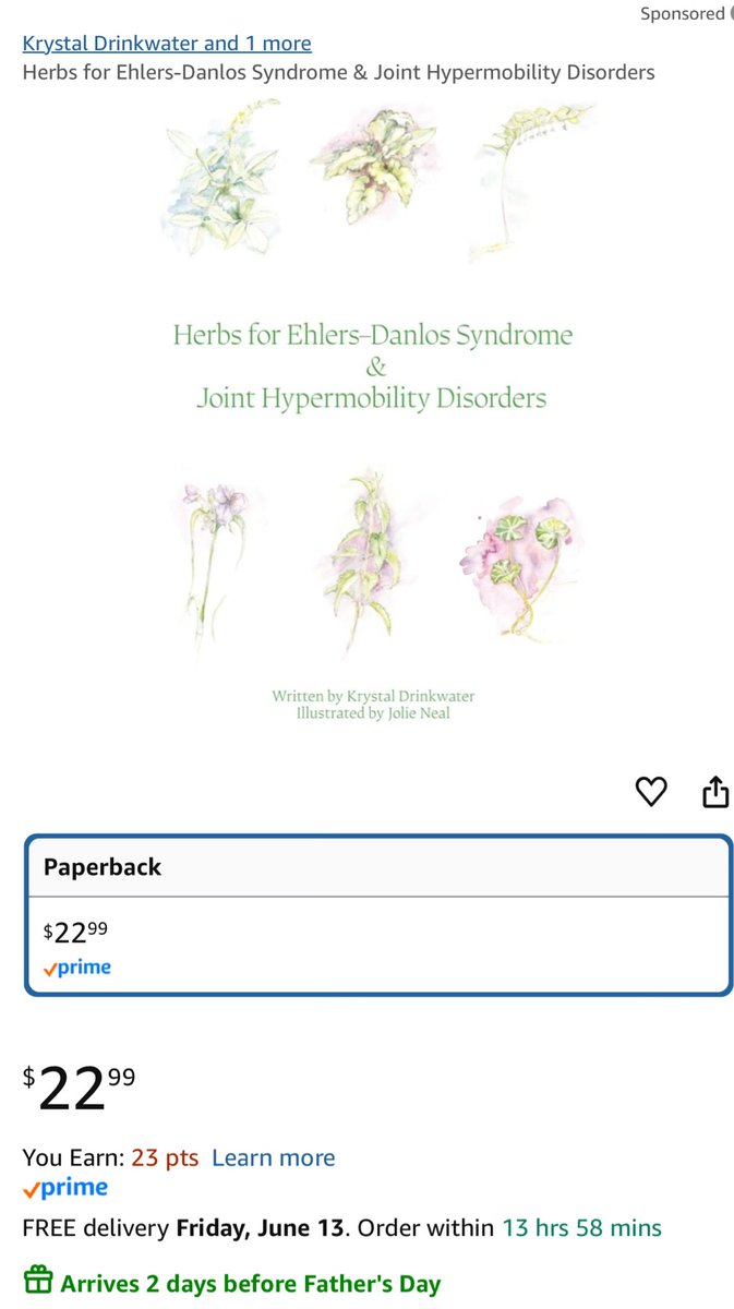 DominoRxxx's tweet image. My book, Herbs for Ehlers-Danlos Syndrome, is finally available for sale on Amazon!
