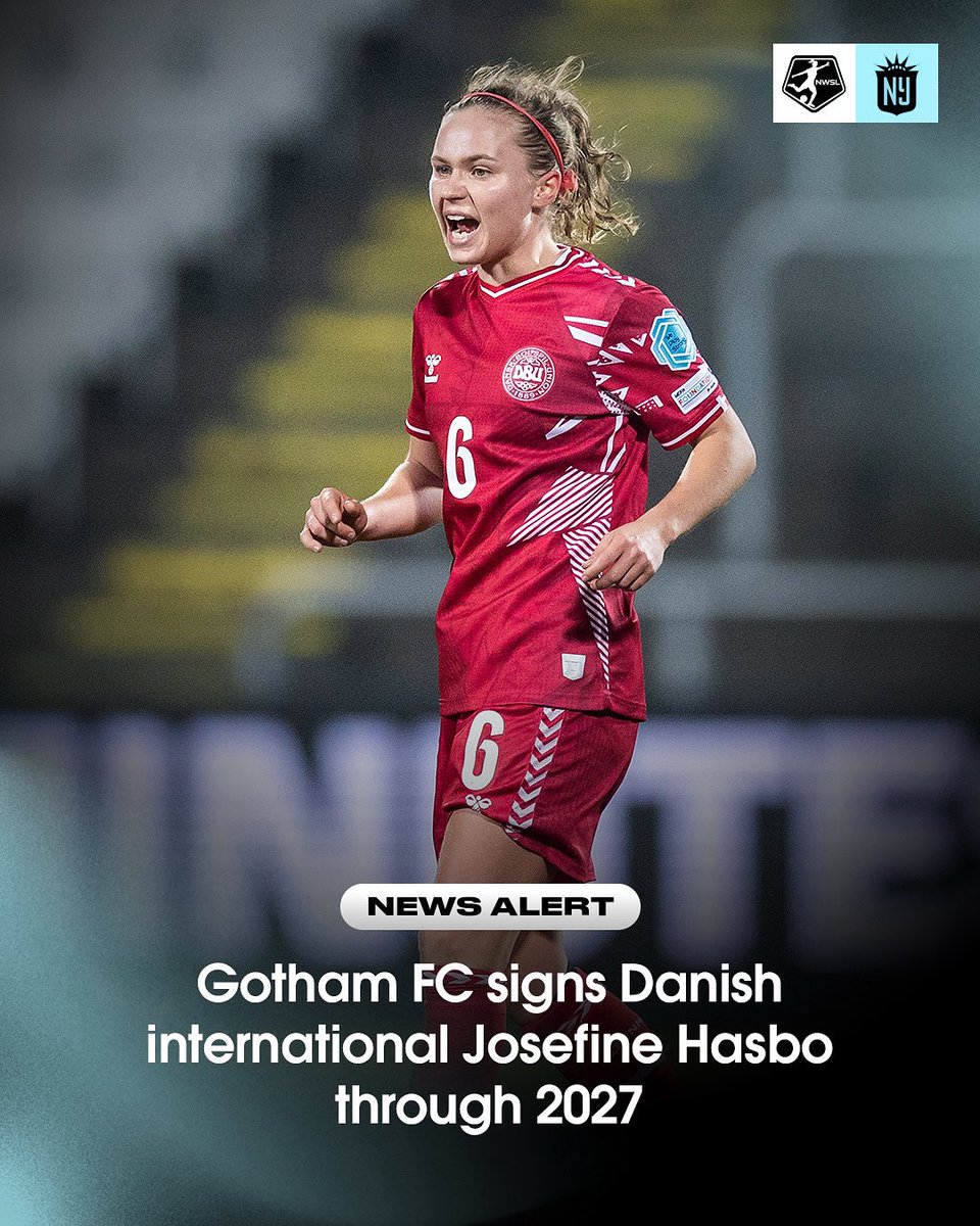 Midfielder Josefine Hasbo joins Gotham after a standout collegiate career at Harvard. 🇩🇰

📸 : Andres Kjaerbye