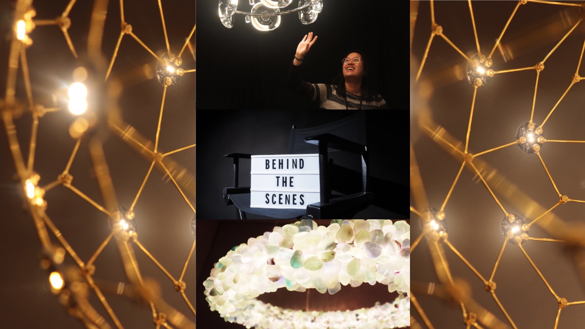 Sneak peek! Team GLDN prepping our showroom for #DallasLightovation. Exclusive looks coming your way! #BehindTheScenes #LightingDesign #GLDNLighting