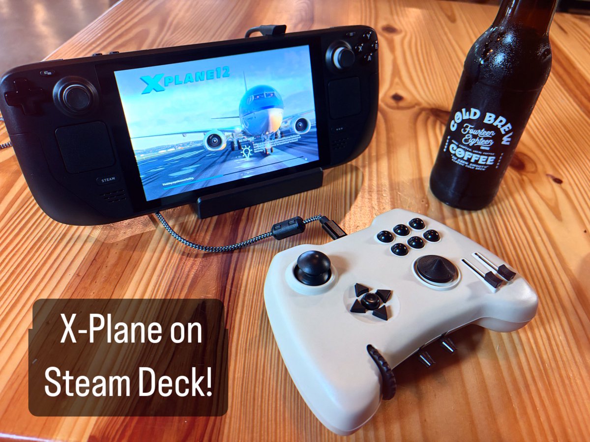 Yawman Flight (@yawmanflight) on Twitter photo Can you play <a href="/XPlaneOfficial/">X-Plane Flight Simulator</a> on <a href="/valvesoftware/">Valve</a> <a href="/OnDeck/">Steam Deck</a>? Yes you can! Our controller gives precision #FlightSim controller and is available on <a href="/Sportys/">Sporty's Pilot Shop</a> Pilot Shop and our site.
Fly Your Way. Can you play <a href="/XPlaneOfficial/">X-Plane Flight Simulator</a> on <a href="/valvesoftware/">Valve</a> <a href="/OnDeck/">Steam Deck</a>? Yes you can! Our controller gives precision #FlightSim controller and is available on <a href="/Sportys/">Sporty's Pilot Shop</a> Pilot Shop and our site.
Fly Your Way.