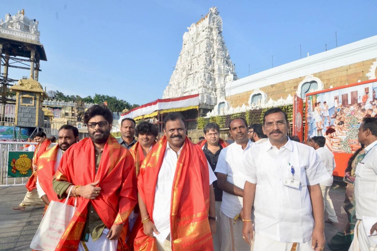 Today :  visited the Tirumala temple
 <a href="/vamsi84/">Naga Vamsi</a>  <a href="/SVR4446/">S Venkatarathnam(Venkat)</a> #TTD